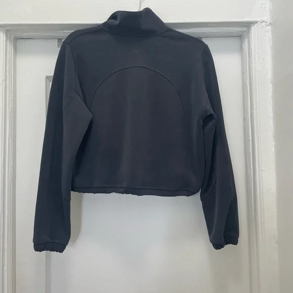 Lululemon Brushed Softstreme Half Zip - Size 4 - Black - Picture 11 of 16